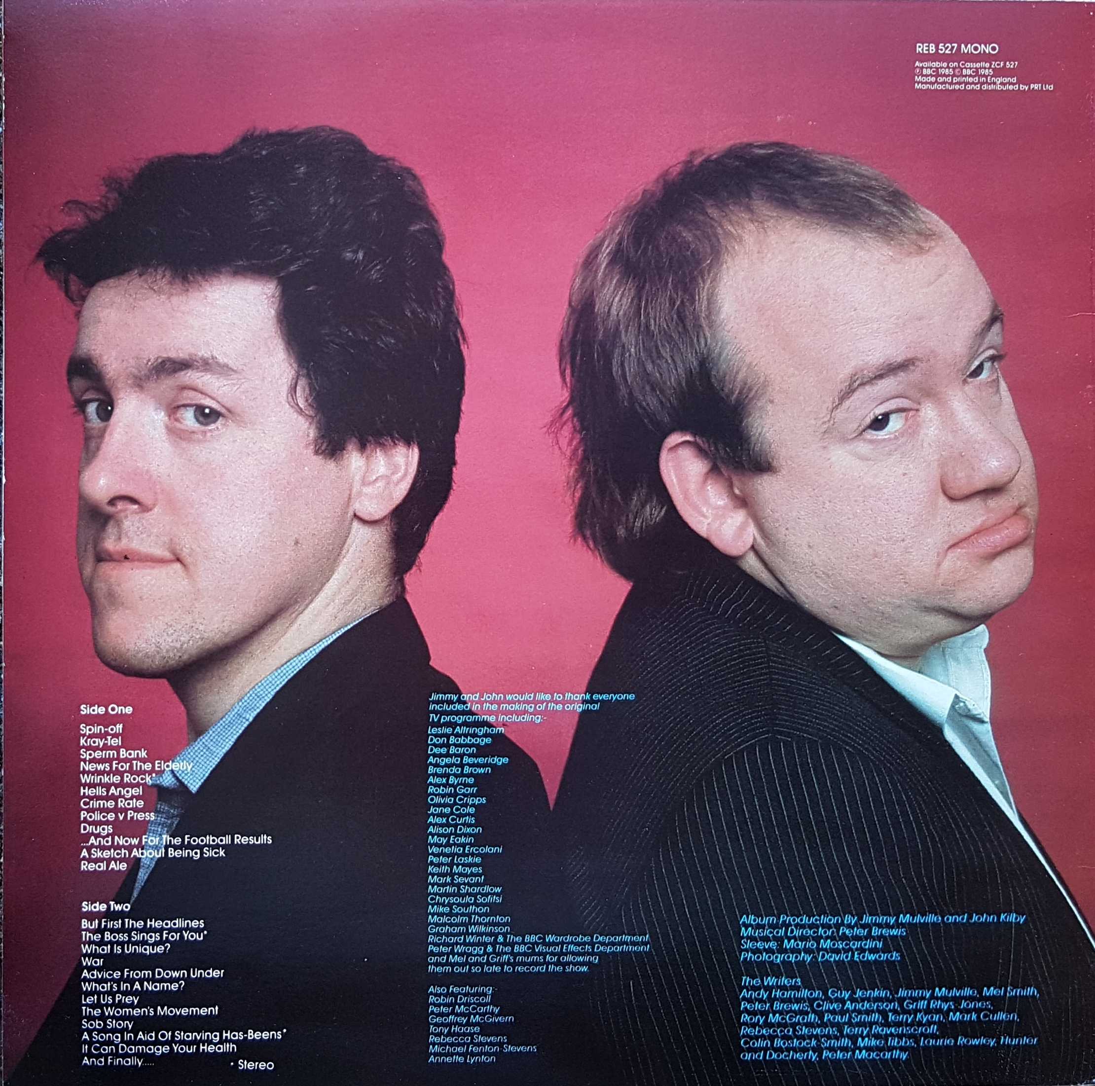 Picture of REB 527 Alas Smith and Jones by artist Smith / Jones from the BBC records and Tapes library